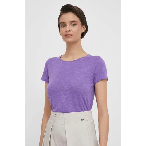Sisley Kratka majica ženski, vijolična barva