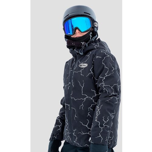 Quiksilver High In The Hood Printed Kids Jakna high energy black refl Slike