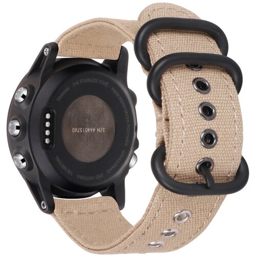 INF 26 mm platneni pa&scaron;ček za uro, združljiv z Garmin Fenix 7X Pro/7X/6X Pro/6X/5X Plus/3/3HR Khaki, (22076724) Cene