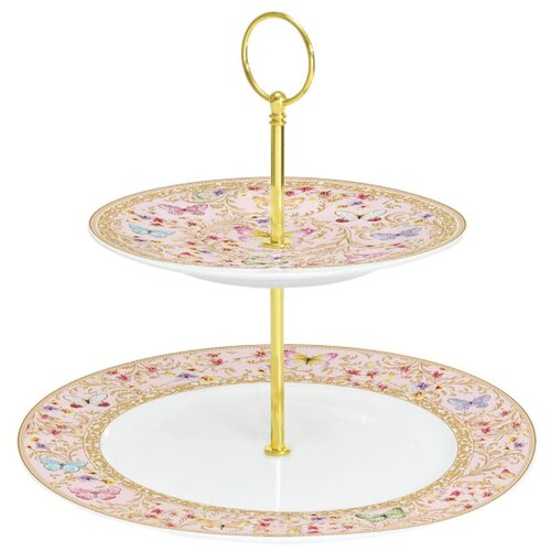 Royal tanjir za tortu majestic butterflies dvoslojni 19_27cm #kobn Slike