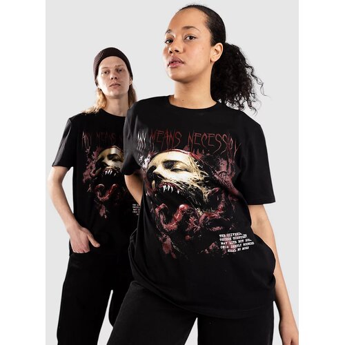 Any Means Necessary Deeply Wounded T-shirt black Cene