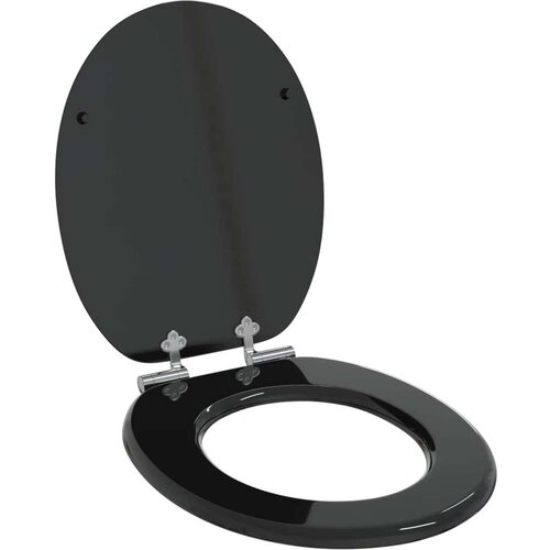  WC daska Crna 44 x 38 cm MDF ploča Cijene