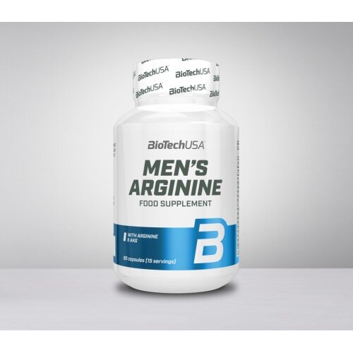 BioTech USA Dodatak ishrani Men&amp;#039;s Arginine, 90 kapsula Slike