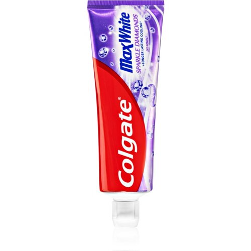 Colgate Max White Sparkle Diamonds pasta za izbjeljivanje zuba s fluoridom Spearmint 75 ml Slike