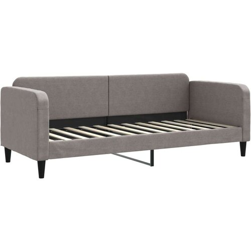  Dnevni krevet smeđesivi 80 x 200 cm od tkanine Slike