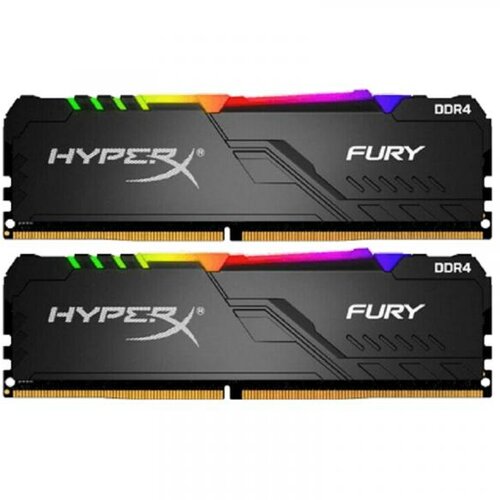 Kingston HyperX FURY RGB 16GB (2 x 8GB) DDR4 3200MHz CL16 HX432C16FB3AK2/16 ram memorija Slike