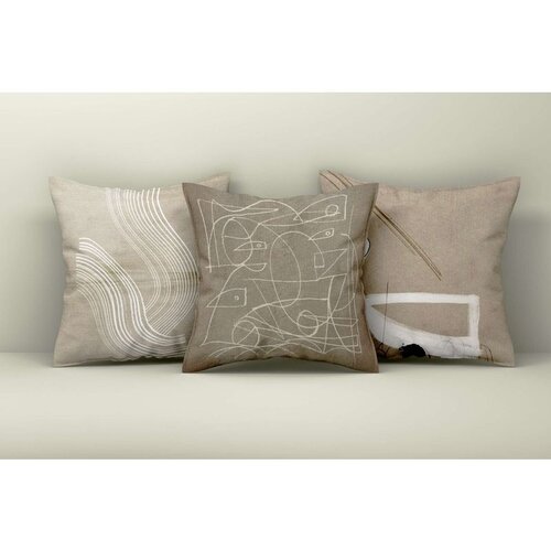 WALLXPERT Asr_plw25 - 40 multicolor cushion cover set (3 pieces) Cene