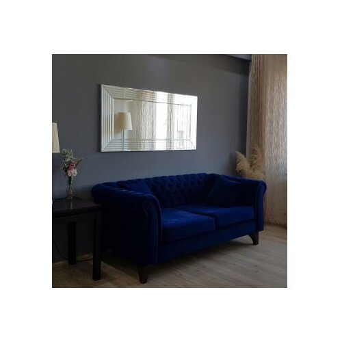 Hanah home Stensko ogledalo Mavon (Srebrna) Slike