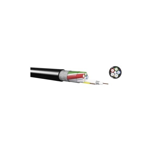 Kabeltronik Kombinirani kabel 5 x 0.63 mm + 5 x 0.14 mm crne boje 845750514 100 m Cijene