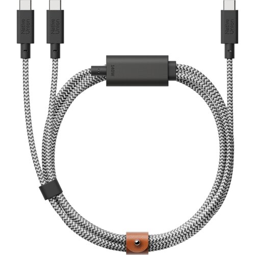 NATIVE UNION Belt Cable 140W USB-C to USB-C 2m Zebra Cijene