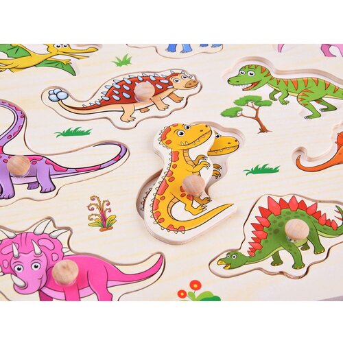  Igračka Drvene umetaljke - S Dinosaurima Slike