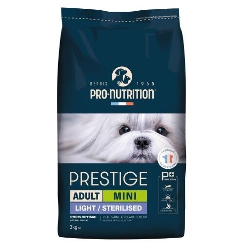 Pro Nutrition prestige Dog hrana za pse - Mini Light Sterilised 3kg Slike