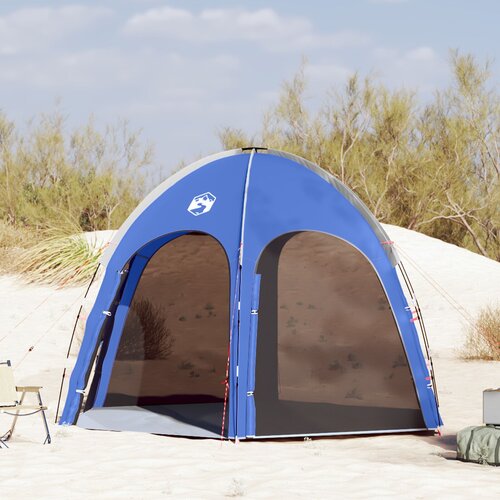 vidaXL Bazen šotor Azure modra, črna 185T poliester, fiberglass Cene