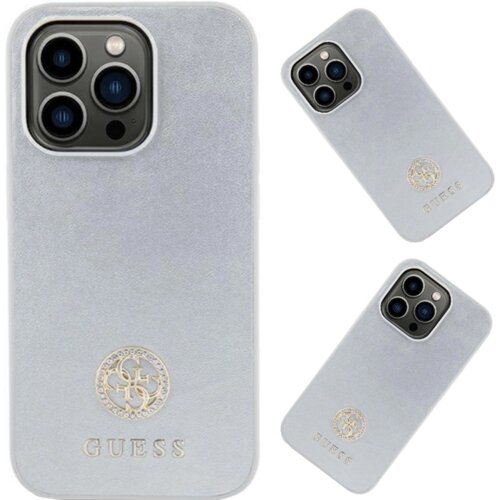 Guess OVITEK STRASS METAL LOGO ZA IPHONE 15 PLUS OVITEK SREBRN, (21834064) Cene