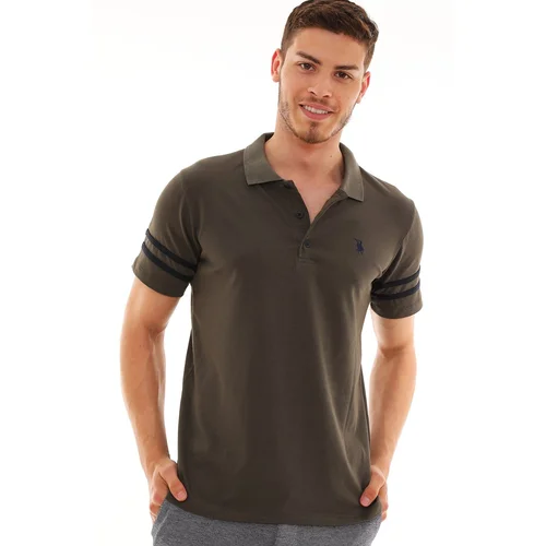 Dewberry T8585 MEN'S T-SHIRT-KHAKI