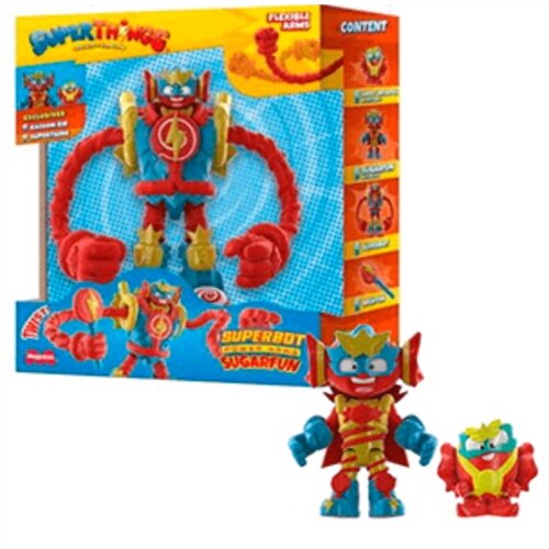 Kaboo superthings superbot power arms sugarfun - zgibni robot junaka s prilagodljivimi rokami in bojno dodatno opremo, (20857222) Slike