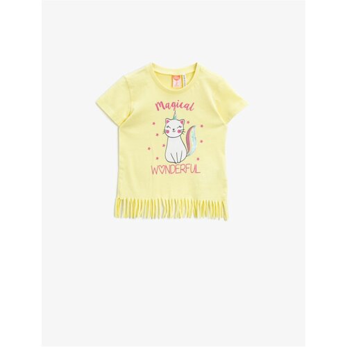 Koton T-Shirt - Yellow - Regular fit Slike
