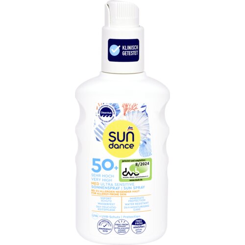 sundance Med Ultra Sensitiv sprej za zaštitu od sunca SPF 50+ 200 ml Cene
