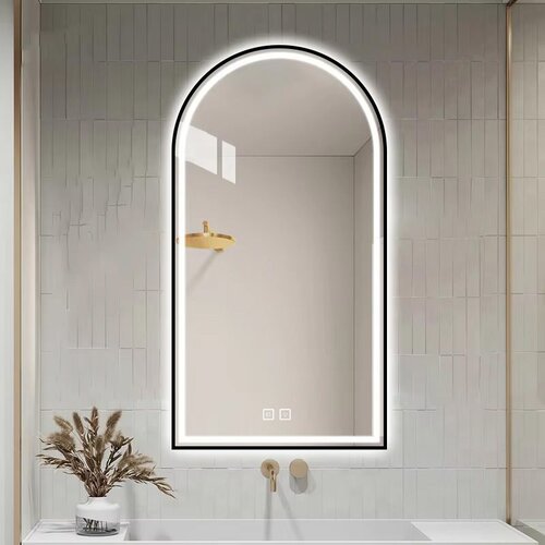 Tutumi Stensko ogledalo LED 60x100cm DASH BLACK Cene