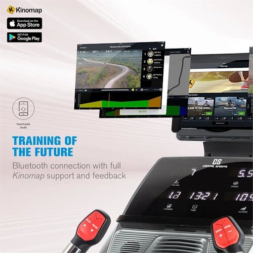 Capital Sports Infinity Track 4.0, tekalna steza, 5.5 PS, BT, aplikacija Kinomap, LED zaslon, (20537769) Slike