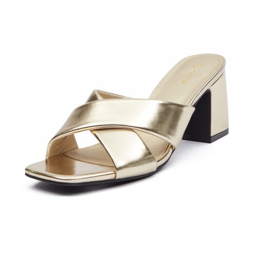 Orsay Gold women's heeled slippers - Women's Cene