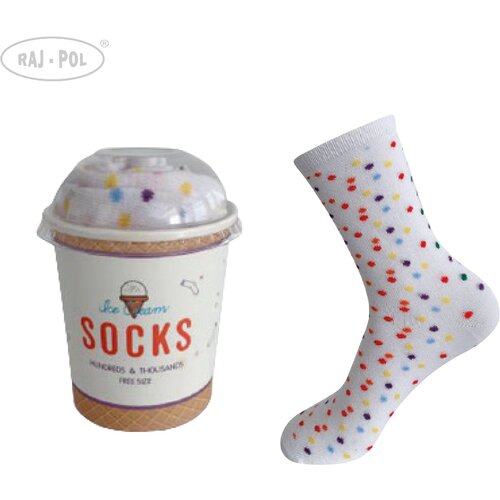 Raj-Pol Woman's Socks Ice Cream Slike