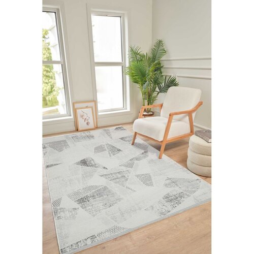 Conceptum Hypnose tepih Alin Al001, 100x300 cm, svijetlo siva Cene