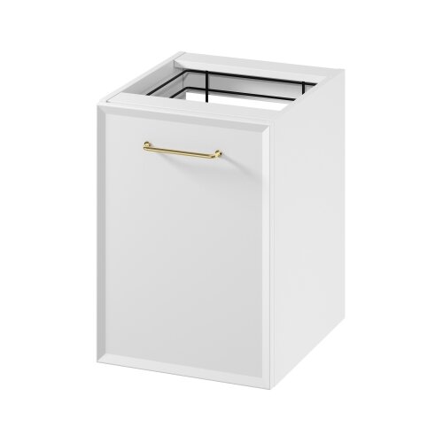 Cersanit S1022-011 - Viseći kupatilski ormarić sa ko&amp;scaron;em za ve&amp;scaron; MILLE 40x45 cm beli Slike