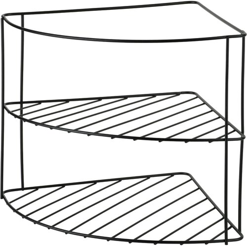 Mondex Plo&scaron;čica za kotiček kovina Modern Kitchen Metal22,5x22,5x21,5 črna 1, (5000191492) Cene