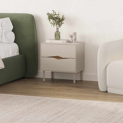 Hanah home noćni ormarić Marquise, 50 cm, pe&amp;scaron;čar / Deep Oud Slike