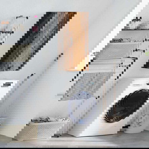 vidaXL Stenska omara Star les 34,5 x 34 x 90 cm Konstruiran les Cene