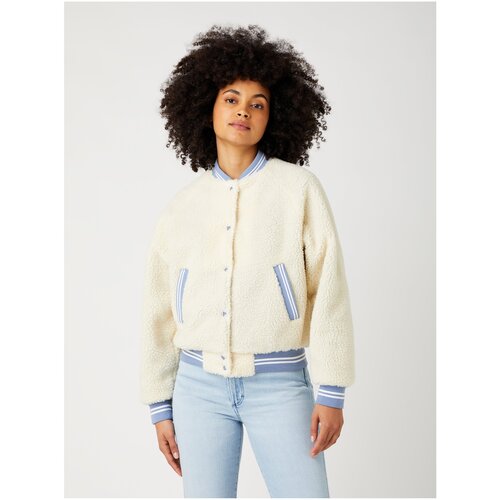 Wrangler Cream Women&amp;#039;s Jacket Sherpa - Women Slike