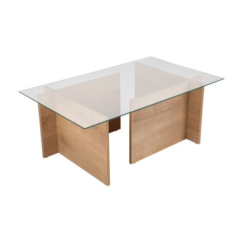 Hanah home Klub sto Ventrino, 105x65x40cm, Smeđa Slike