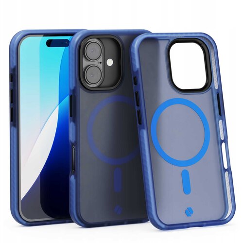 Spacecase OVITEK HYBRID FUSION MAG OVITEK ZA IPHONE 16 TEMNO MODER, (21967503) Cene