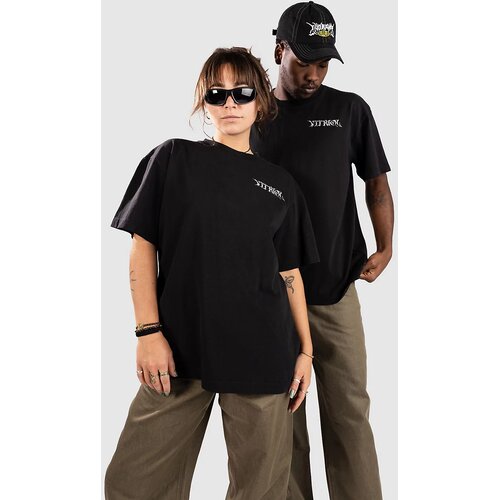 Vitriol Chrome Bones Boxy T-shirt limo black Cene