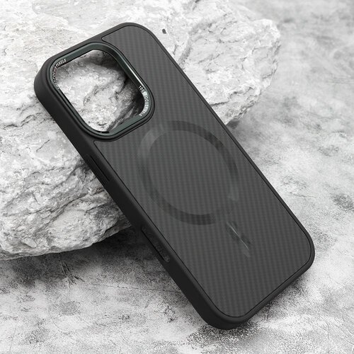 Magsafe maska carbon za iphone 16 pro/ crna Slike