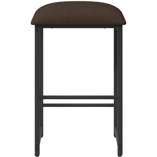  stolica Sivosmeđa 40 x 32 x 64 cm Konstruirano drvo Slike