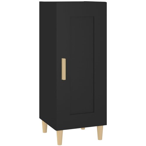Maison Chic Komoda - Predalnik črna 34,5x34x90 cm inženirski les, (21716122) Slike