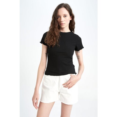 Defacto Fitted Crew Neck Short Sleeve T-Shirt Slike