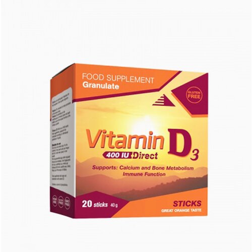 Aleksandar Mn Vitamin D3 400 IU Direct - 20 kesica Cene
