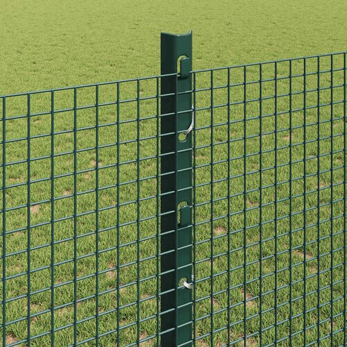  Zavarena žičana ograda s postom 10 x 1,2 m Zelena Mreža Slike