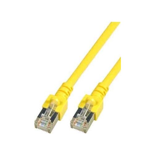 EFB-Elektronik Patchkabel Cat.5e 2xRJ45 s SF/UTP EC5000, 1m, rumeno, SF/UTP, (20786984) Cene