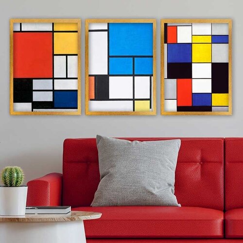 Wallity Set uramljenih slika 3AC_UN3219929, 3 dijela Cijene