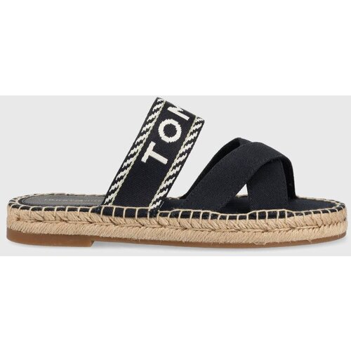 Tommy Hilfiger Natikači SEASONAL WEBBING SANDAL ženski, mornarsko modra barva, FW0FW07181 Slike