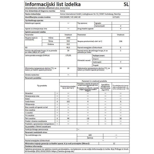 Amica retro hladnjak KGC15630R ( 1171101 ) Slike