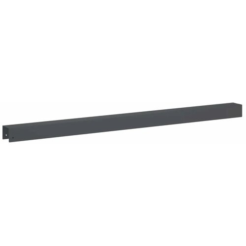 Profil za rubove vrta 2 kom. 100 x 6 x 5 cm Čelik Antracit - Antracit 100 x 6 x 5 cm 2 Slike