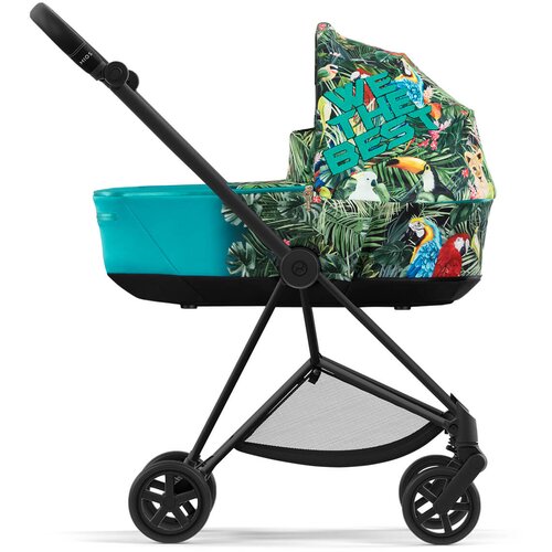 Cybex Ko&amp;scaron;ara za voziček We the best Mios Lux Platinum mid turquoise Slike