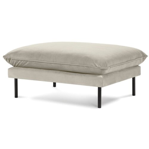 Cosmopolitan Design Bež žameten tabure Vienna, 100 x 80 cm Cene