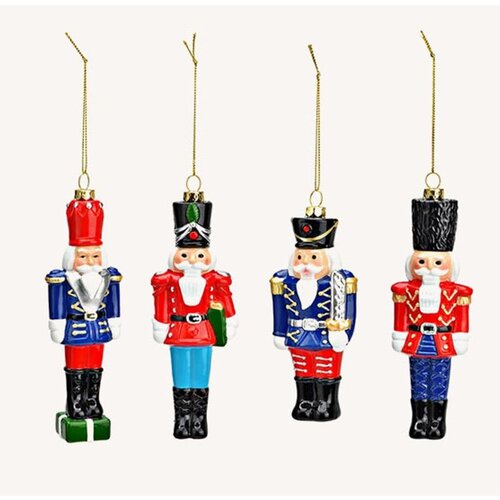 Viter novogodišnji ukras nutcracker 6xh13x3cm Cene