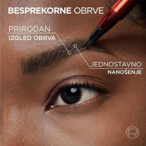L&amp;acute;Or&amp;eacute;al Paris Infaillible Faux Broway tu&amp;scaron; za obrve nijansa Granite 1 ml Slike